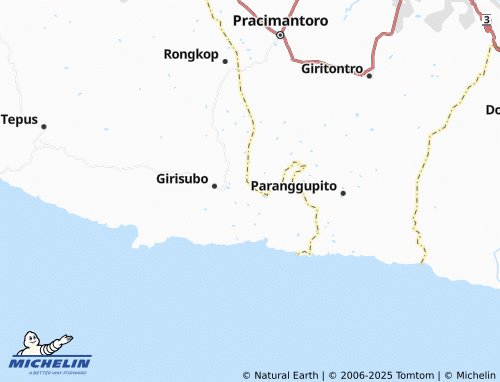 MICHELIN Pucung map - ViaMichelin