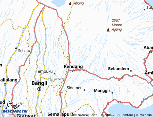 MICHELIN Menanga map - ViaMichelin