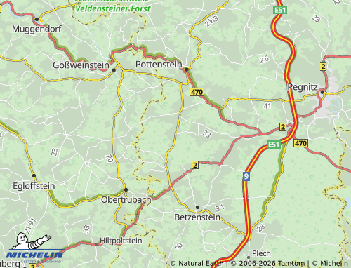 Mappa MICHELIN Regenthal - ViaMichelin