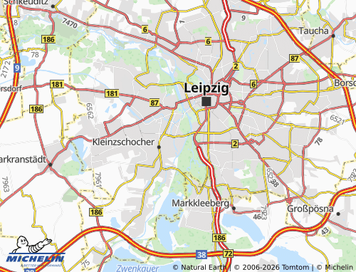 MICHELIN Schleußig map - ViaMichelin