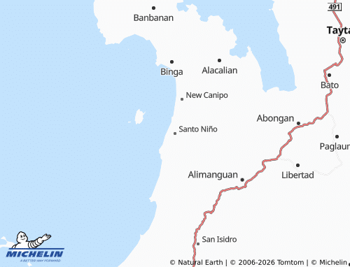 MICHELIN Santo Niño map - ViaMichelin