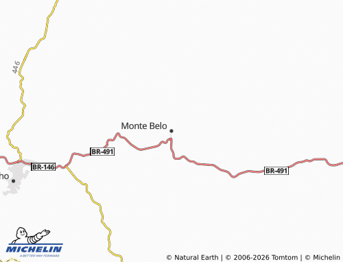 Carte MICHELIN Monte Belo - ViaMichelin