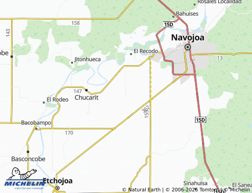 Mappa MICHELIN Chinotahueca - ViaMichelin
