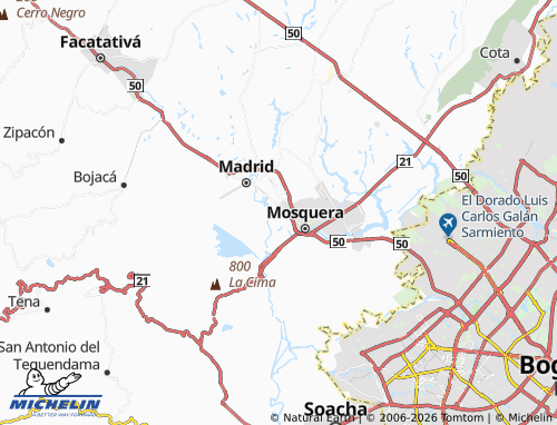Carte MICHELIN San Jorge 1 - ViaMichelin