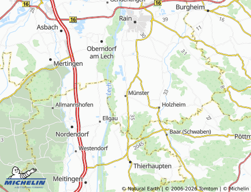Kaart MICHELIN Münster - ViaMichelin