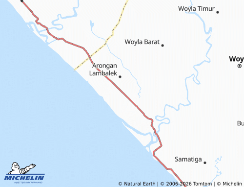 MICHELIN Rimba Langgeh map - ViaMichelin