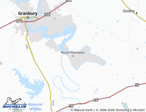 Mappa MICHELIN Pecan Plantation - ViaMichelin