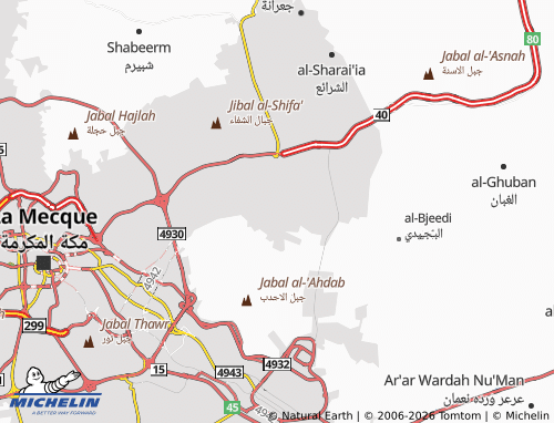 Carte MICHELIN al-Kawthar - ViaMichelin