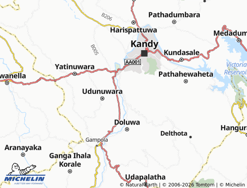 MICHELIN Hindagala map - ViaMichelin