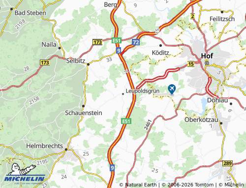Mappa MICHELIN Leupoldsgrün - ViaMichelin
