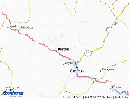 Mappa MICHELIN Melikli - ViaMichelin