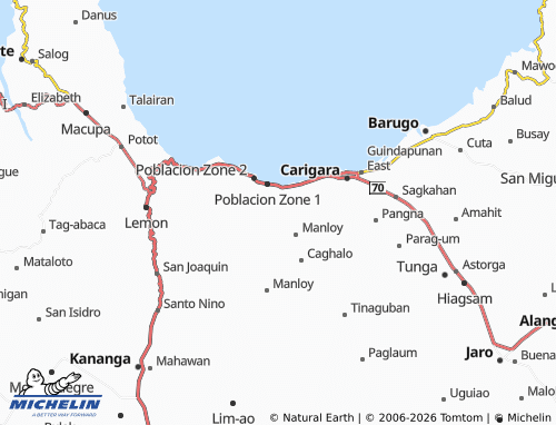 MICHELIN Balucanad map - ViaMichelin