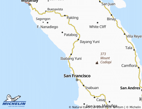MICHELIN Ibabang Yuni map - ViaMichelin