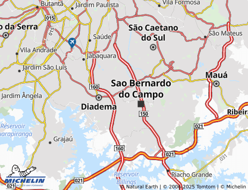 Carte MICHELIN Piraporinha - ViaMichelin