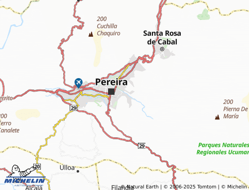 MICHELIN El Pizamo map - ViaMichelin