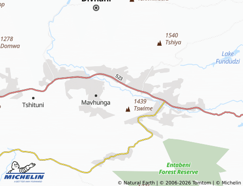 MICHELIN-Landkarte Ha-Mphaila - ViaMichelin