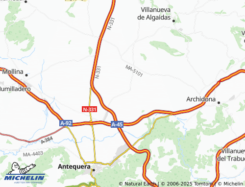 MICHELIN La Loma map - ViaMichelin