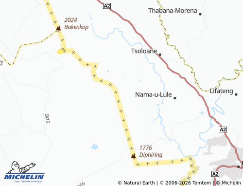 MICHELIN Ha Mokhele map - ViaMichelin