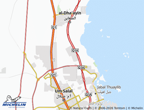 MICHELIN Al Abib map - ViaMichelin