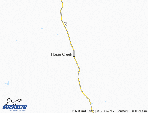 MICHELIN Horse Creek map - ViaMichelin