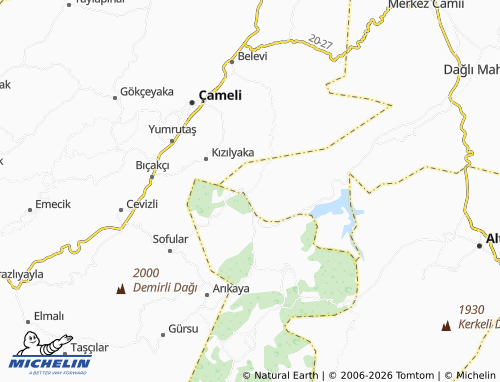 Mappa MICHELIN Yeşildere - ViaMichelin