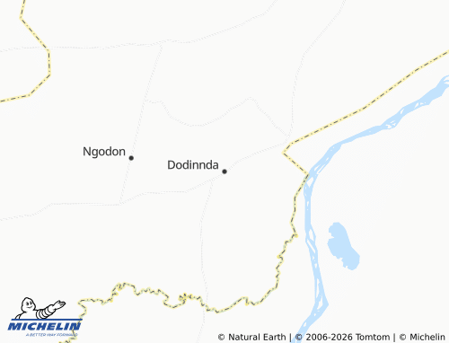 MICHELIN Dodinnda map - ViaMichelin