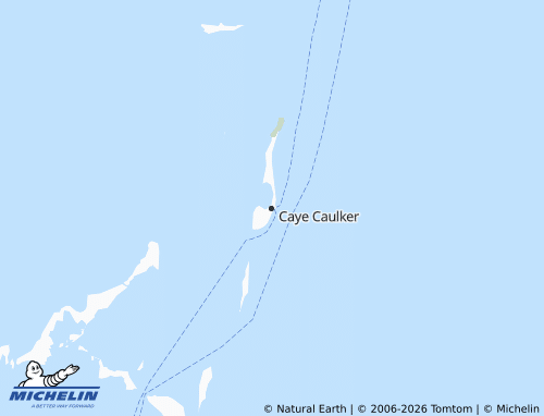 Mapa MICHELIN Caye Caulker - ViaMichelin