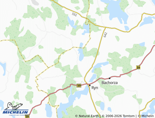 MICHELIN Knis map - ViaMichelin
