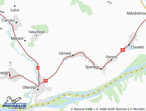 MICHELIN Ulmeni map - ViaMichelin