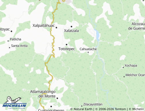 MICHELIN Jilotepec Chiquito map - ViaMichelin