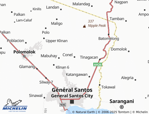 MICHELIN Conel map - ViaMichelin
