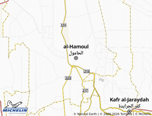 Mapa MICHELIN al-Hamoul - ViaMichelin