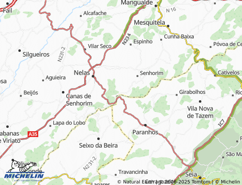 Carte MICHELIN Póvoa de Luzianes - ViaMichelin