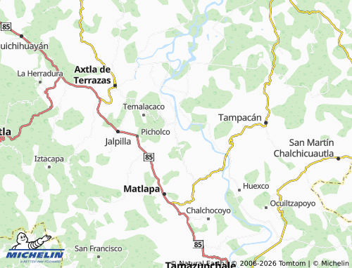 Mappa MICHELIN Xocoyo - ViaMichelin