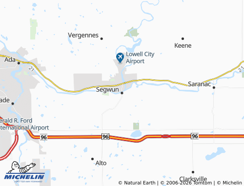 Mappa MICHELIN Segwun - ViaMichelin