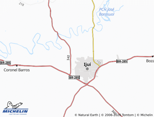 Mapa MICHELIN Alvorada - ViaMichelin
