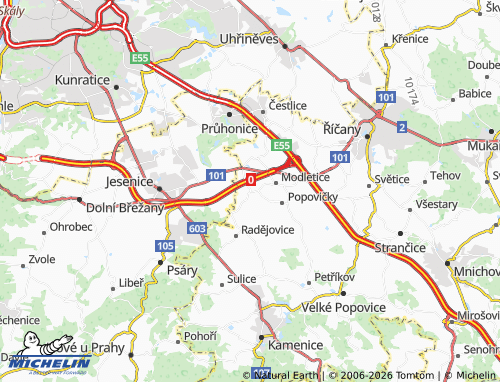 Mappa MICHELIN Herink - ViaMichelin