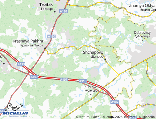 Carte MICHELIN Kuzenevo - ViaMichelin