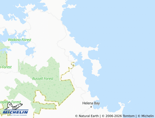 Mapa MICHELIN Whangaruru - ViaMichelin
