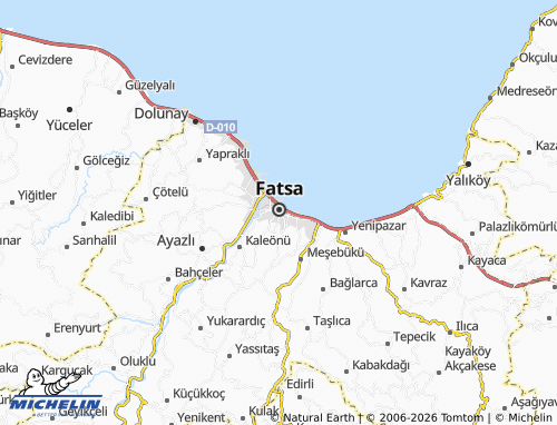 MICHELIN Sakarya map - ViaMichelin