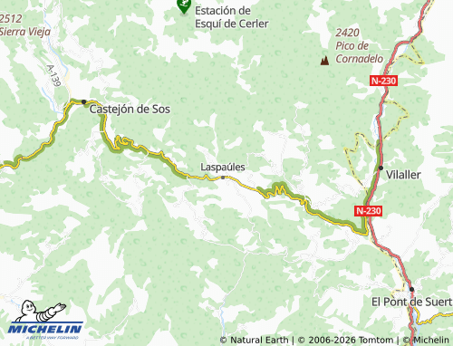 Carte MICHELIN Suils - ViaMichelin