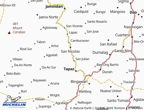 MICHELIN Candelaria map - ViaMichelin