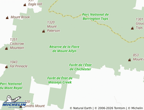 Mapa MICHELIN Upper Allyn - ViaMichelin