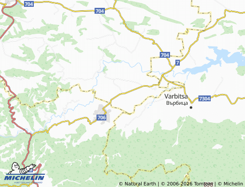 MICHELIN Zvezditsa map - ViaMichelin