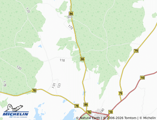 MICHELIN Saia map - ViaMichelin