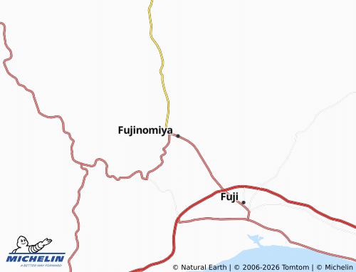 Mappa MICHELIN Fujinomiya - ViaMichelin