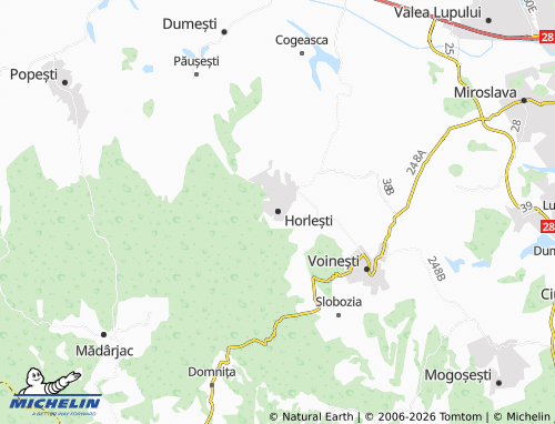 Mappa MICHELIN Horlești - ViaMichelin