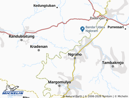 Carte MICHELIN Nglungger - ViaMichelin