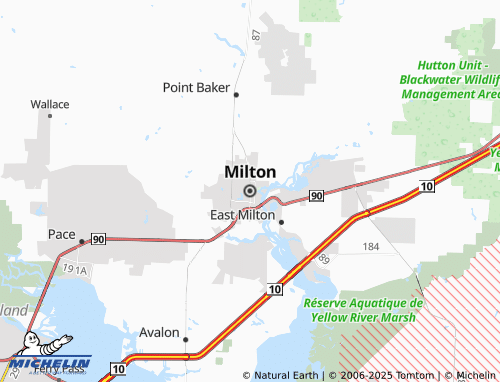 MICHELIN Milton map - ViaMichelin