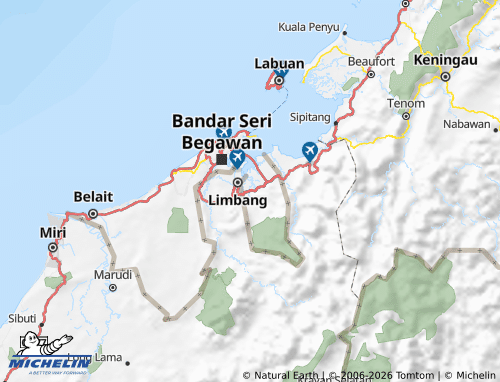 Mappa MICHELIN Temburong - ViaMichelin
